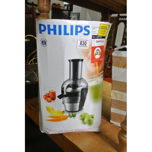 830 - A Philips maximum juicer