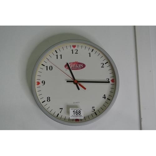 168 - A Quartz wall clock