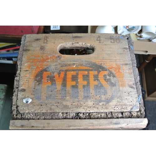 230 - A Large vintage wooden Banana crate from Elders & Fyffes Ltd