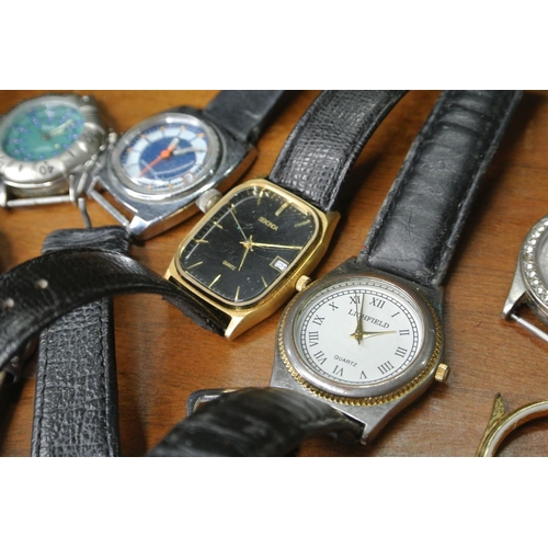 258 - A lot of mixed watches to include Smiths Stopwatch