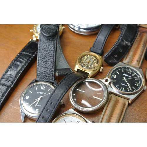 258 - A lot of mixed watches to include Smiths Stopwatch