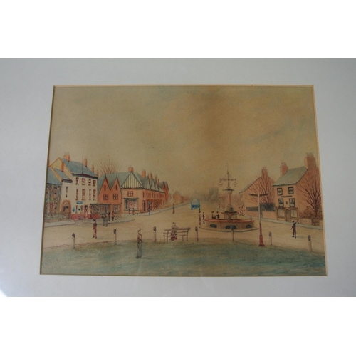 348 - A pair of framed watercolours signed bottom left hand corner