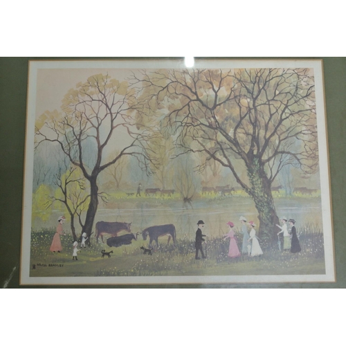 389 - 2 framed prints by Helen Bradley.