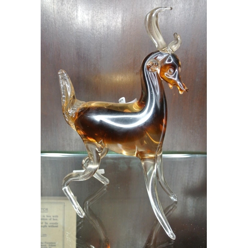 399 - A Murano Glass Deer