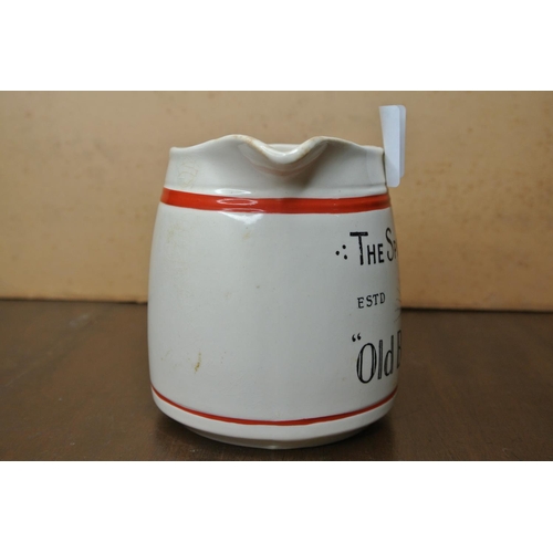 490 - A rare Bushmills Whiskey jug which reads 'The Spirit of the Age, Old Bushmills estd 1784', made by B... 