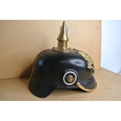 543 - A reproduction German helmet.