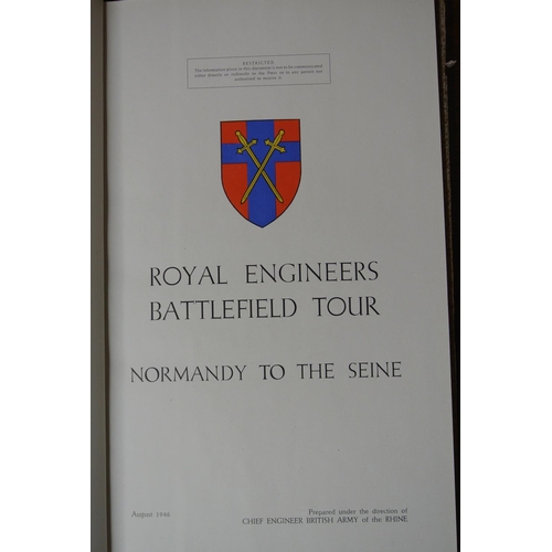 162 - A collection of 3 Royal Engineers Battlefield Tour books, titled 'The Seine to the Rhine' Vols 1 & 2... 