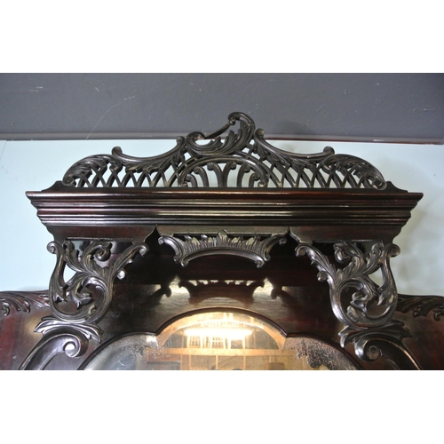 470 - A stunning antique mirror back sideboard.