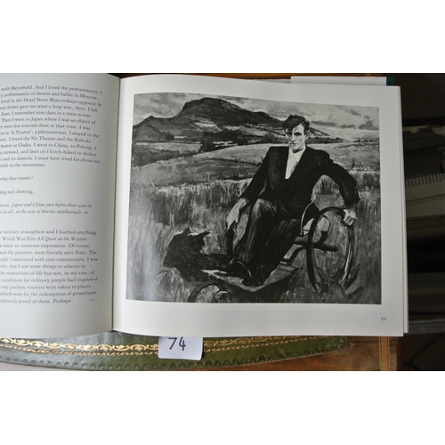 74 - A copy of 'Derek Hill - An Appreciation - Grey Gowrie', signed by Derek Hill.