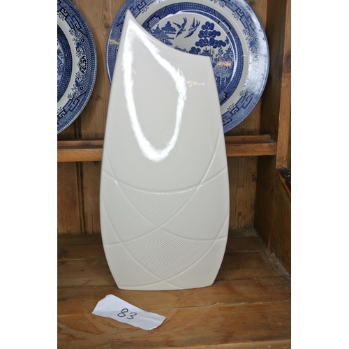 83 - A large Belleek Living ceramic vase.