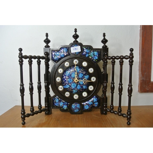 131 - An unusual vintage clock.