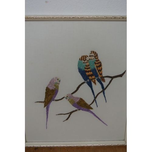 278 - A nice pair of handcrafted bird pictures