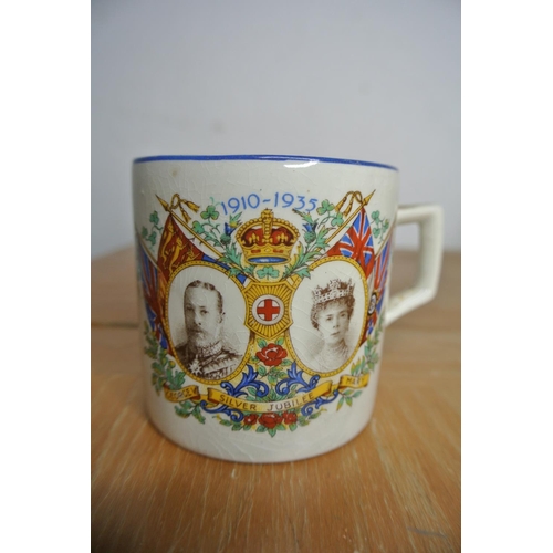 311 - A collection of Royal Jubilee items to include ceramics and cut glass