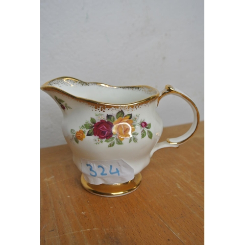 324 - A collection of tea cups, saucers etc produced Arklow Ireland