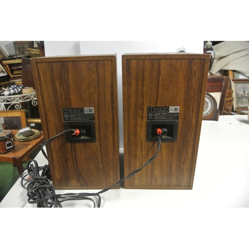 421 - A pair of Mission Electronic speakers