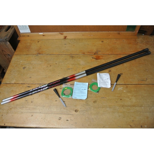 104 - 2 telescopic fishing rods.