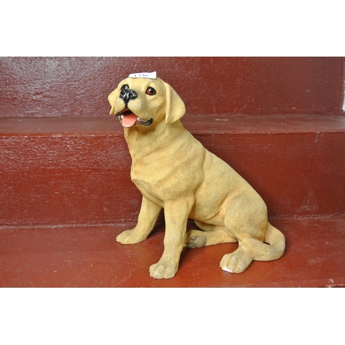 116 - The Leonardo Collection 2000 Golden Labrador large ornamental dog