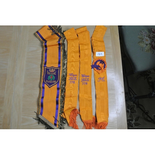 159 - An Orange Order sash Ubique LOL 778 & similar.