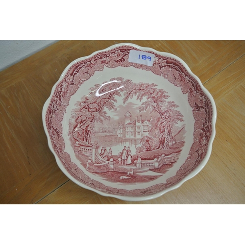 189 - A large Mason's 'Vista' Bowl