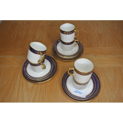 206 - A 17 piece Adderley's coffee set