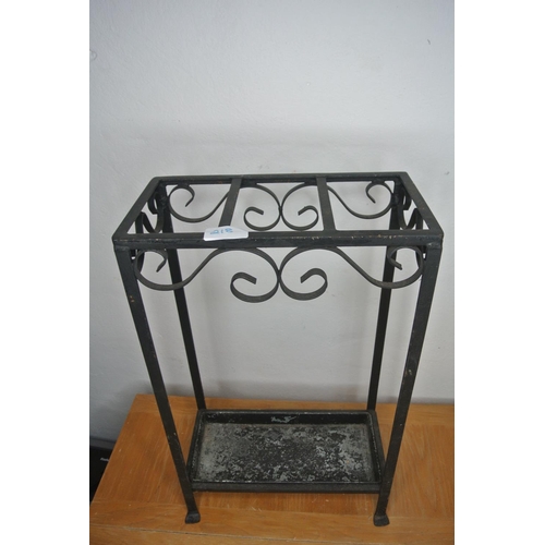 218 - A wrought iron umbrella stand