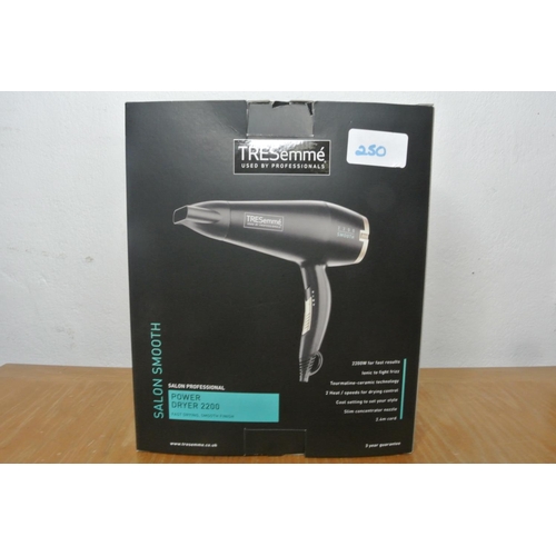 250 - A Tresemme hairdryer