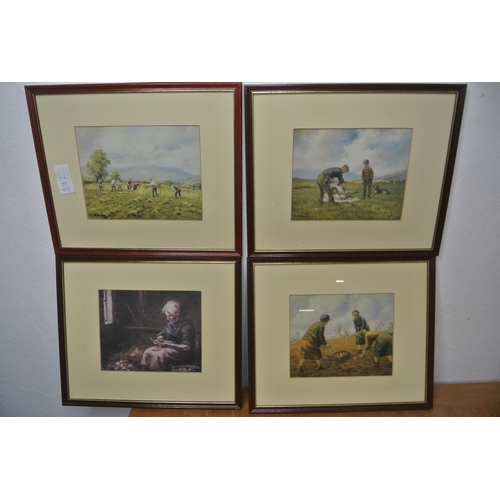 272 - A lot of four framed Charles McAuley prints