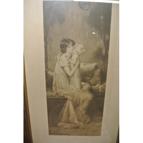 291 - A pair of antique prints by Maude Goodman set in beautiful frames.