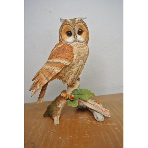 333 - A hand painted and hand crafted Tawny Owl produced by Country Artists, Co Antrim