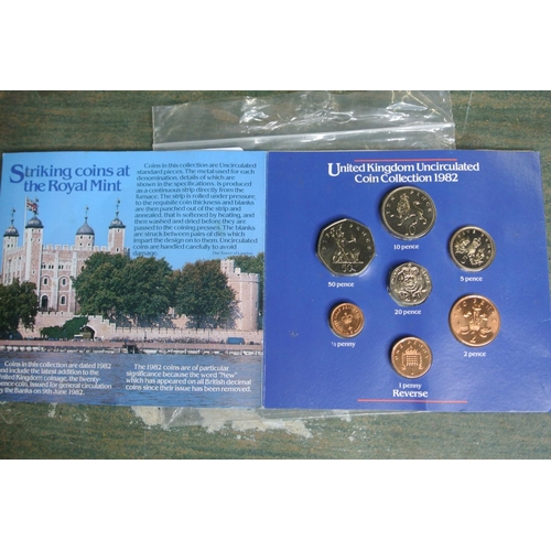 341 - United Kingdom uncirculated coin collection 1982