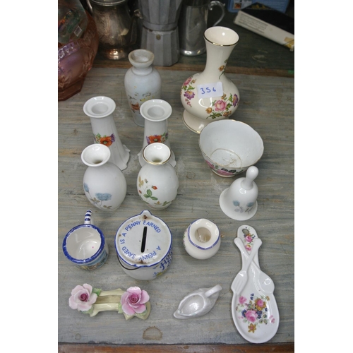 356 - A collection of various ceramics from makers such as 'Wedgewood', 'Prinknash Pottery' and more