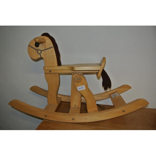 363 - A modern children's rocking horse