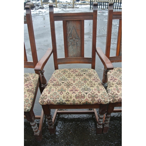 415 - A set of six Old Charm dinning room chairs