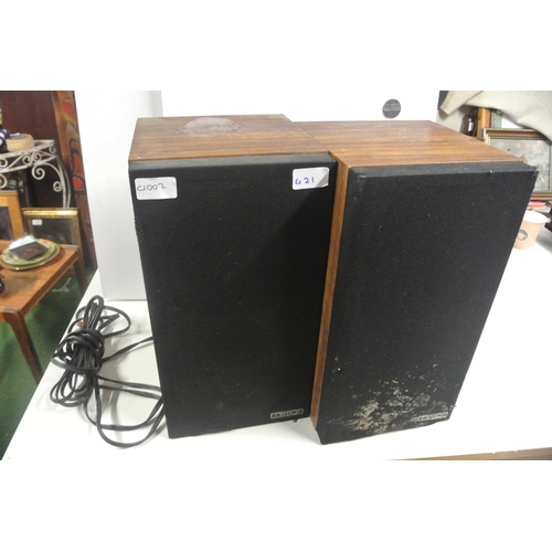 421 - A pair of Mission Electronic speakers