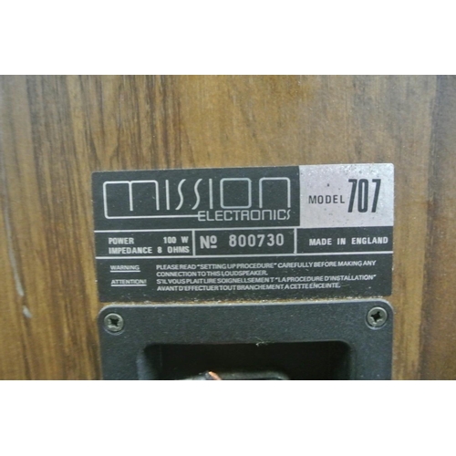 421 - A pair of Mission Electronic speakers