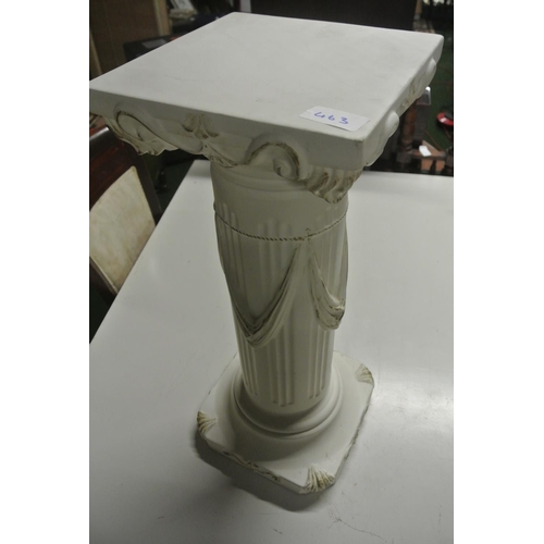 463 - A large ceramic jardiniere stand