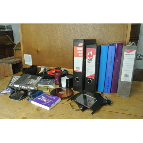 61 - A box of various office stationery