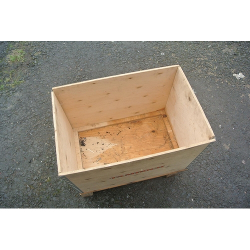 491 - A Tamrock wooden crate