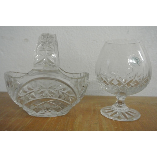 347 - A large collection of antique glassware and crystal items to include jelly moulds, butter dishes, gl... 