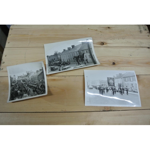 405 - A collection of 3 vintage photographs of the 12th of July Parades, believed to be Bushmills.