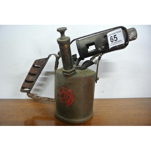 65 - An antique blowtorch