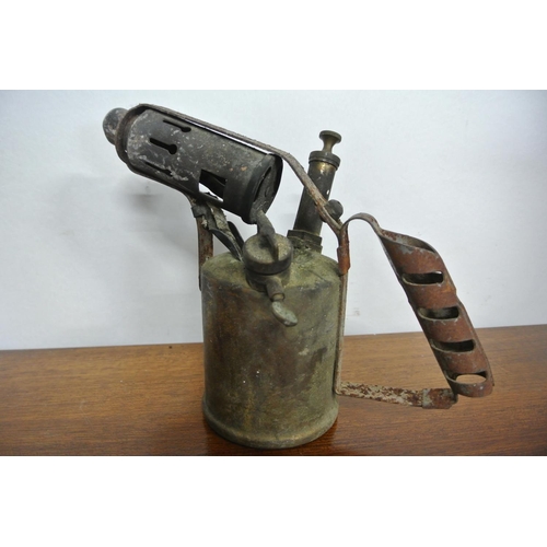 65 - An antique blowtorch