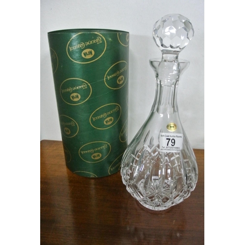 79 - A stunning Tyrone crystal vase.