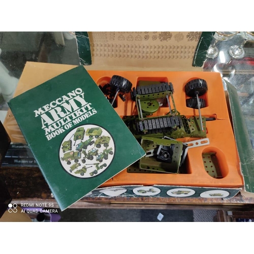 385 - A vintage Meccano Army Multikit in original box.