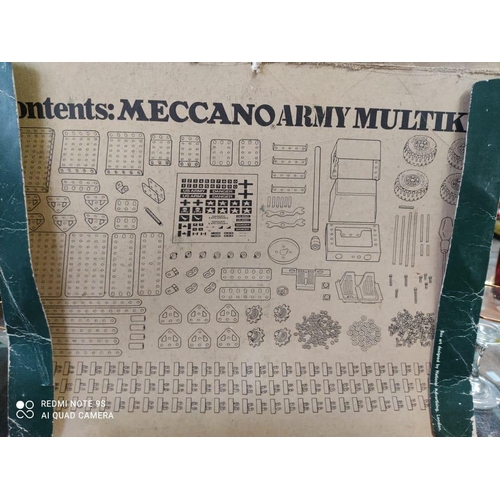 385 - A vintage Meccano Army Multikit in original box.