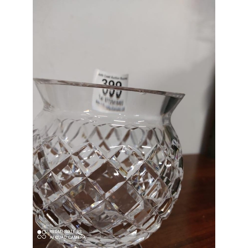 399 - A Waterford Crystal bowl (Some nicks to rim)