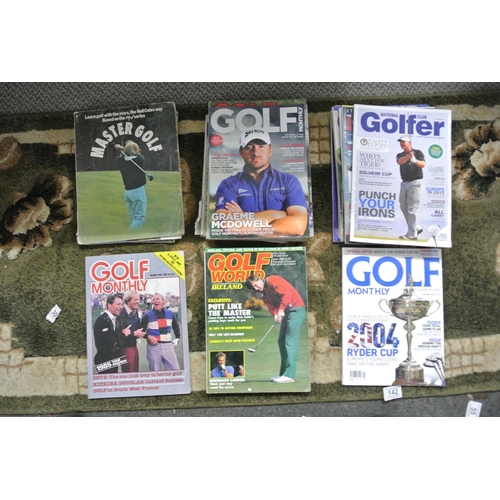 142 - A large collection of retro Golf World magazines.