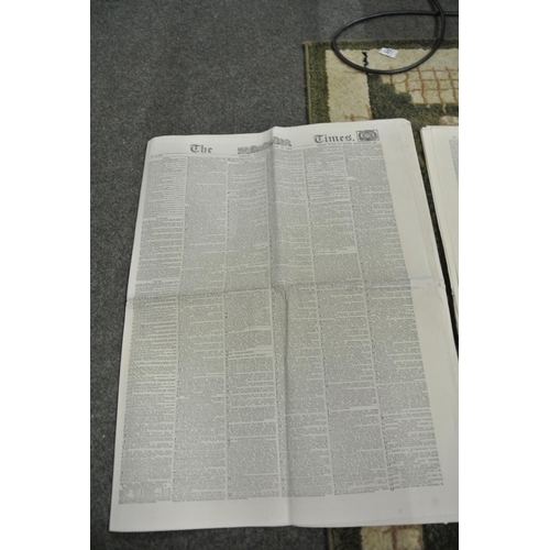 163 - An antique The Times newspaper from 1884.