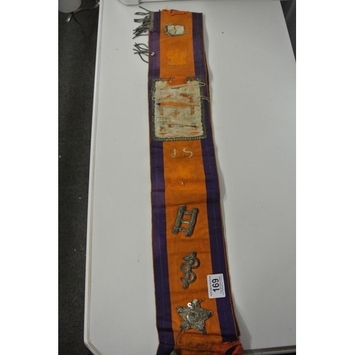 170 - An Orange Order sash.