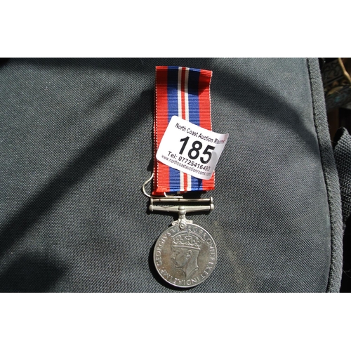 185 - Two war medals.